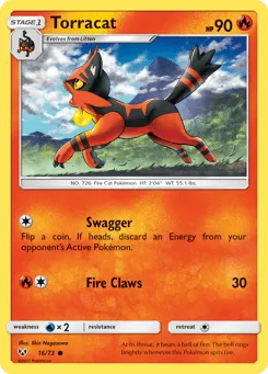 Torracat 16/73 Shining Legends