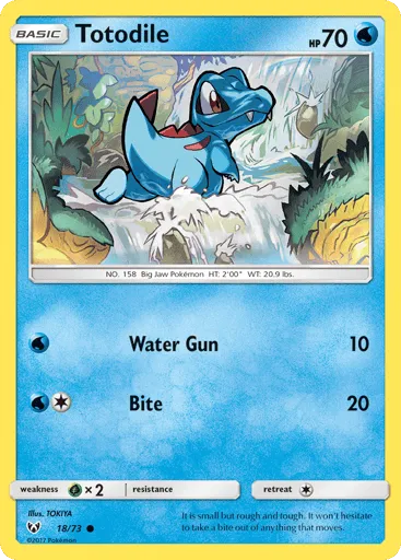 Totodile 18/73 Shining Legends