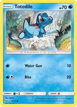 Totodile 18/73 Shining Legends