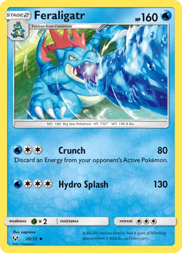 Feraligatr 20/73 Shining Legends