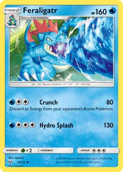 Feraligatr 20/73 Shining Legends