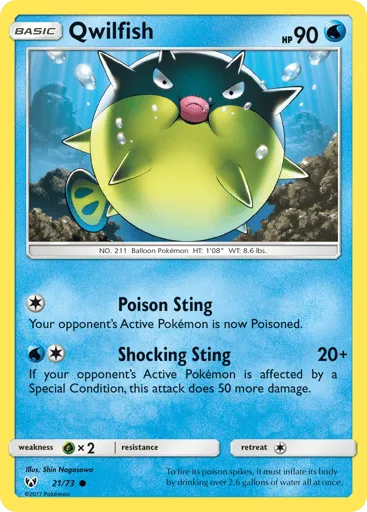 Qwilfish 21/73 Shining Legends