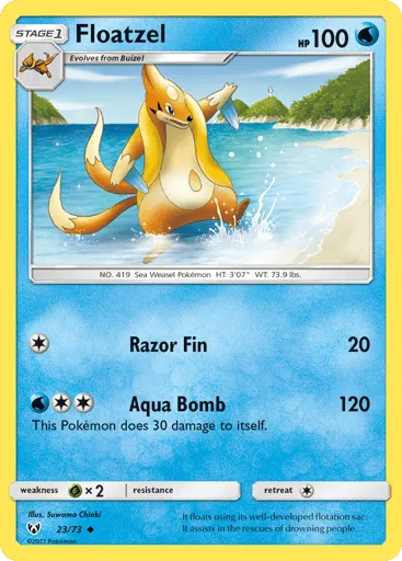 Floatzel 23/73 Shining Legends