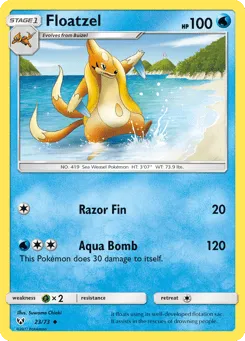 Floatzel 23/73 Shining Legends