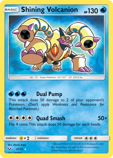 Shining Volcanion 27/73 Shining Legends