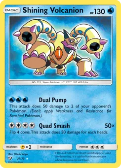 Shining Volcanion 27/73 Shining Legends