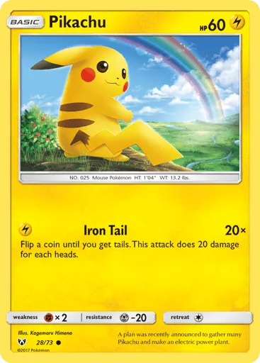 Pikachu 28/73 Shining Legends