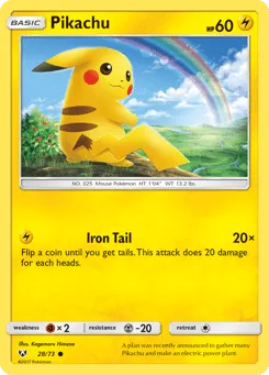Pikachu 28/73 Shining Legends
