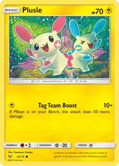Plusle 33/73 Shining Legends