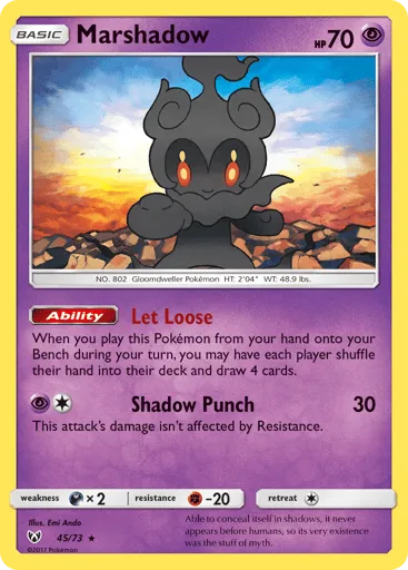Marshadow 45/73 Shining Legends