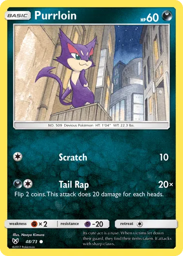 Purrloin 48/73 Shining Legends