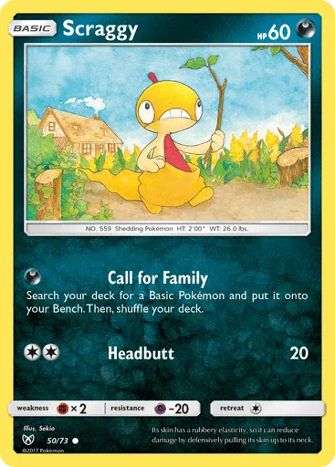 Scraggy 50/73 Shining Legends