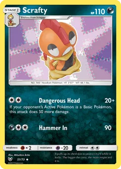 Scrafty 51/73 Shining Legends