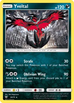 Yveltal 54/73 Shining Legends