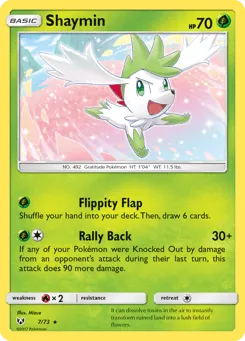 Shaymin 7/73 Shining Legends