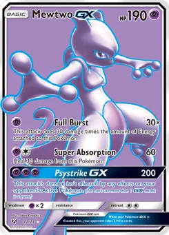 Mewtwo-GX 72/73 Shining Legends