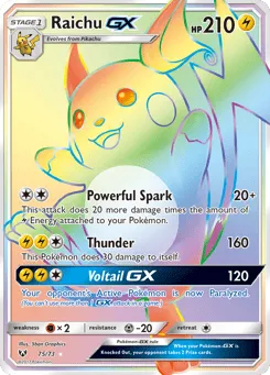 Raichu-GX 75/73 Shining Legends
