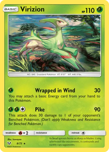 Virizion 8/73 Shining Legends