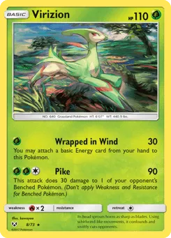 Virizion 8/73 Shining Legends