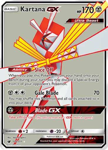 Kartana-GX 106/111 Crimson Invasion