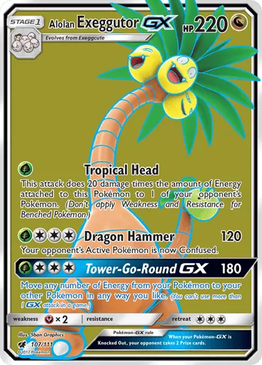 Alolan Exeggutor-GX 107/111 Crimson Invasion