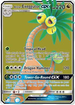 Alolan Exeggutor-GX 107/111 Crimson Invasion