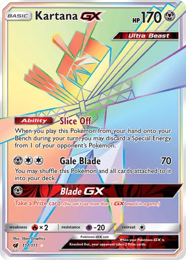 Kartana-GX 117/111 Crimson Invasion