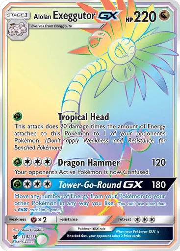 Alolan Exeggutor-GX 118/111 Crimson Invasion