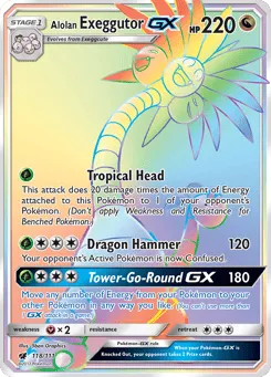 Alolan Exeggutor-GX 118/111 Crimson Invasion