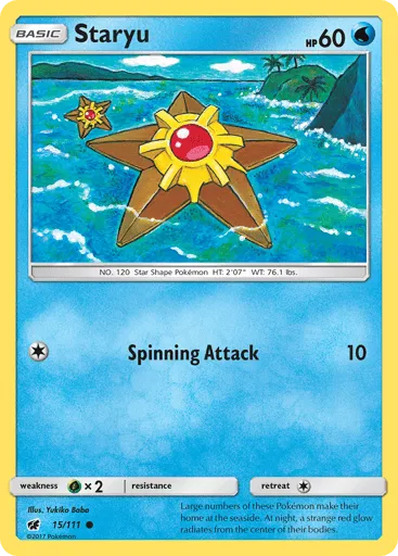 Staryu 15/111 Crimson Invasion