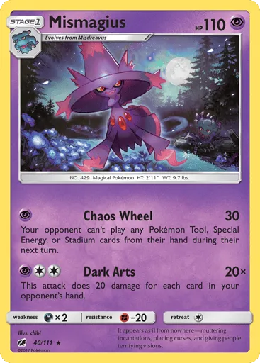 Mismagius 40/111 Crimson Invasion