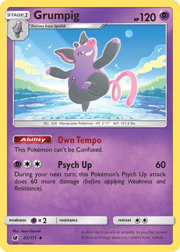 Grumpig 42/111 Crimson Invasion
