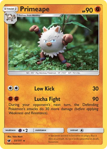 Primeape 51/111 Crimson Invasion