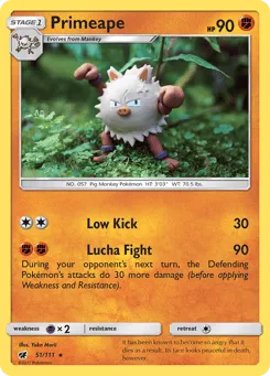 Primeape 51/111 Crimson Invasion