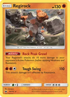 Regirock 53/111 Crimson Invasion