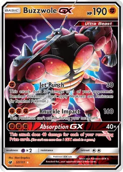 Buzzwole-GX 57/111 Crimson Invasion