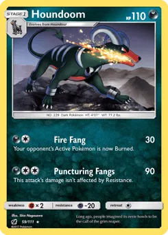 Houndoom 59/111 Crimson Invasion