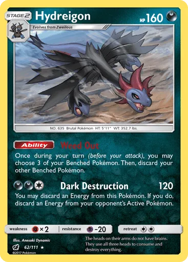 Hydreigon 62/111 Crimson Invasion