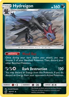 Hydreigon 62/111 Crimson Invasion