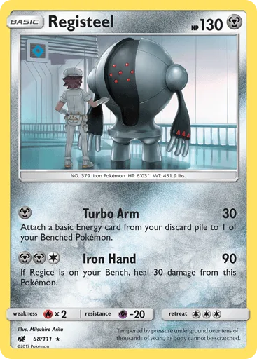 Registeel 68/111 Crimson Invasion