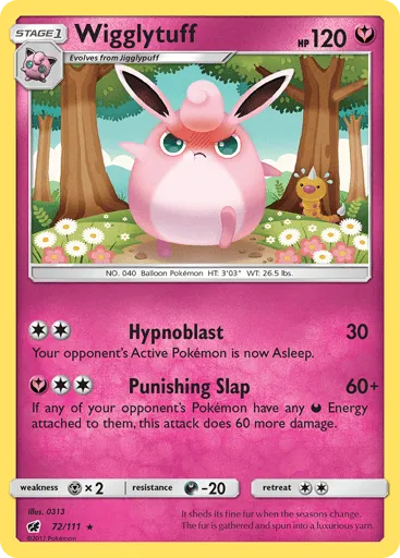 Wigglytuff 72/111 Crimson Invasion