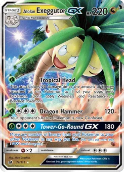 Alolan Exeggutor-GX 74/111 Crimson Invasion