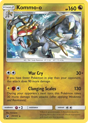Kommo-o 77/111 Crimson Invasion
