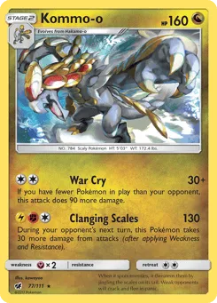 Kommo-o 77/111 Crimson Invasion