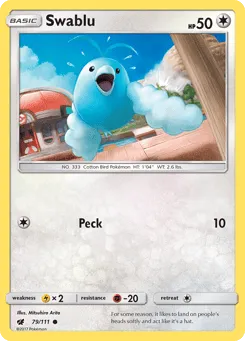 Swablu 79/111 Crimson Invasion