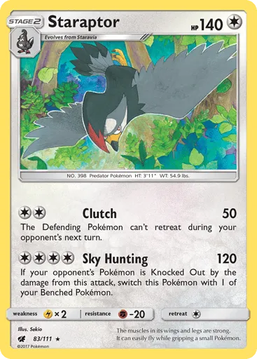 Staraptor 83/111 Crimson Invasion