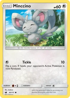 Minccino 85/111 Crimson Invasion
