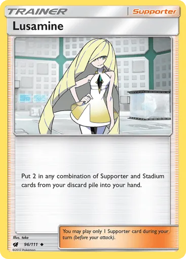 Lusamine 96/111 Crimson Invasion