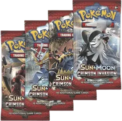 Crimson Invasion Booster Pack Art Bundle (Set of 4)