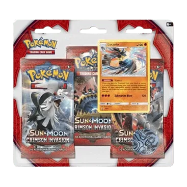 Crimson Invasion 3-Pack Blister - Lucario